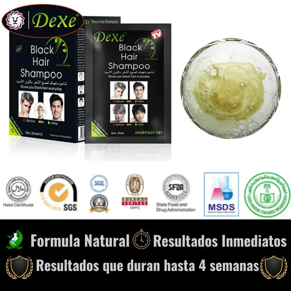 SHAMPOO CUBRE CANAS DEXE NEGRO