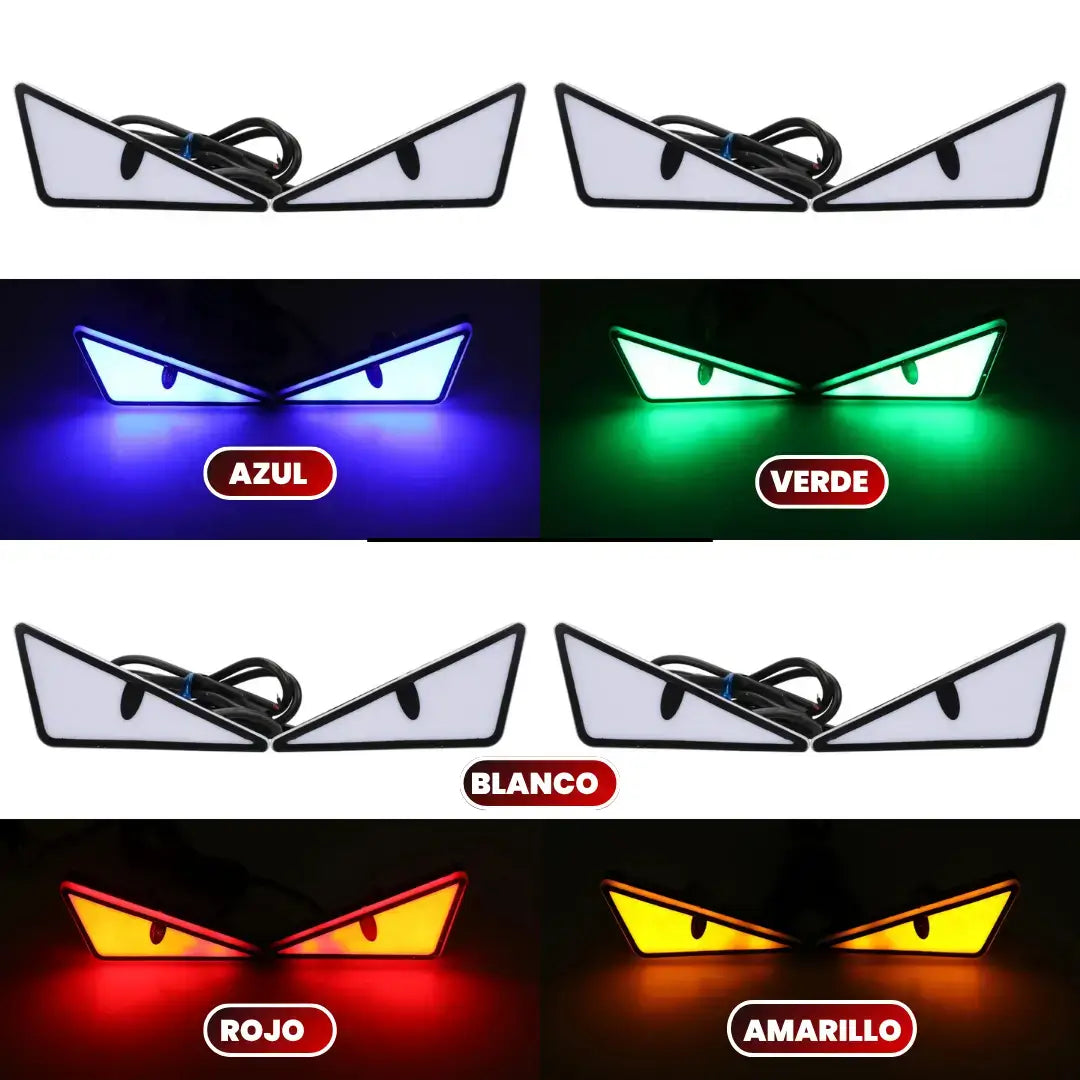 LUCES LED TUNIG- EYES OF FURY- EL CAMBIO QUE TU MOTO NECESITA.