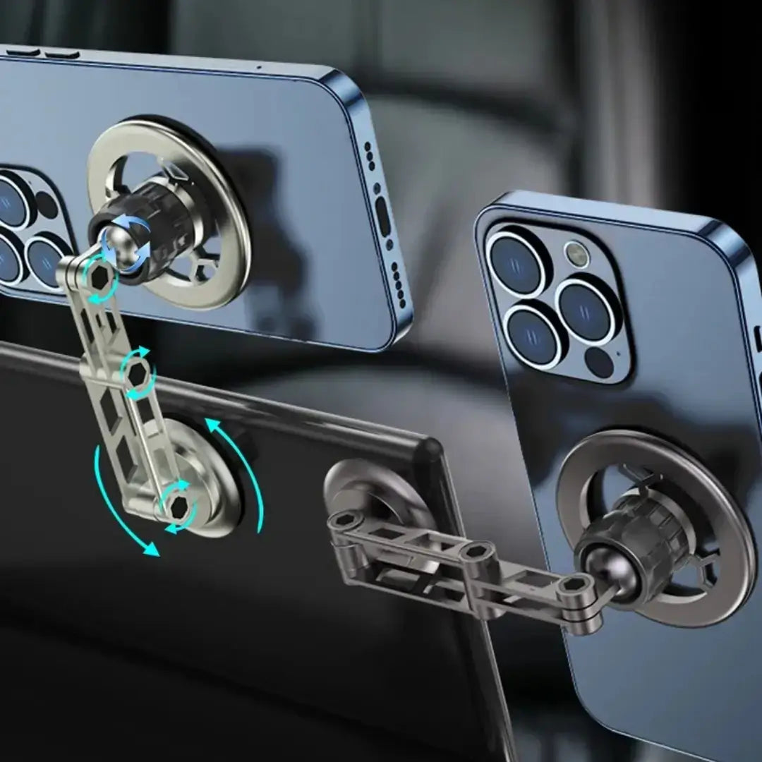 No es un accesorio de plástico barato; es el brazo mecánico definitivo que sostiene cualquier teléfono, sin importar el terreno.
