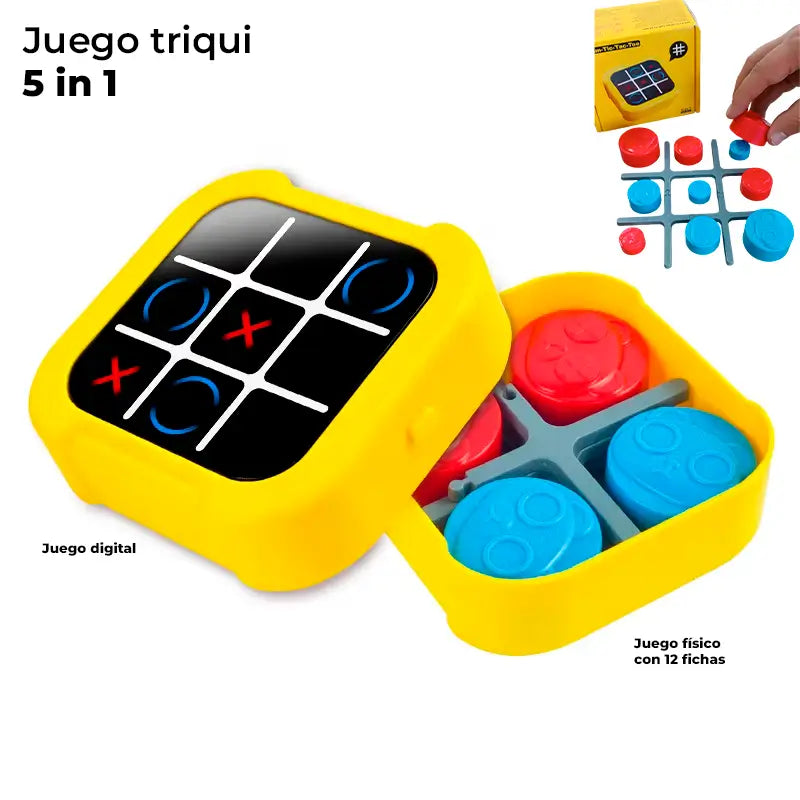 Nuevo Triqui Electrónico 5 en 1-¡El Triqui más divertido, inteligente y completo de todos!