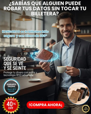 KANGAROO® Protege tu dinero y tus datos con estilo.