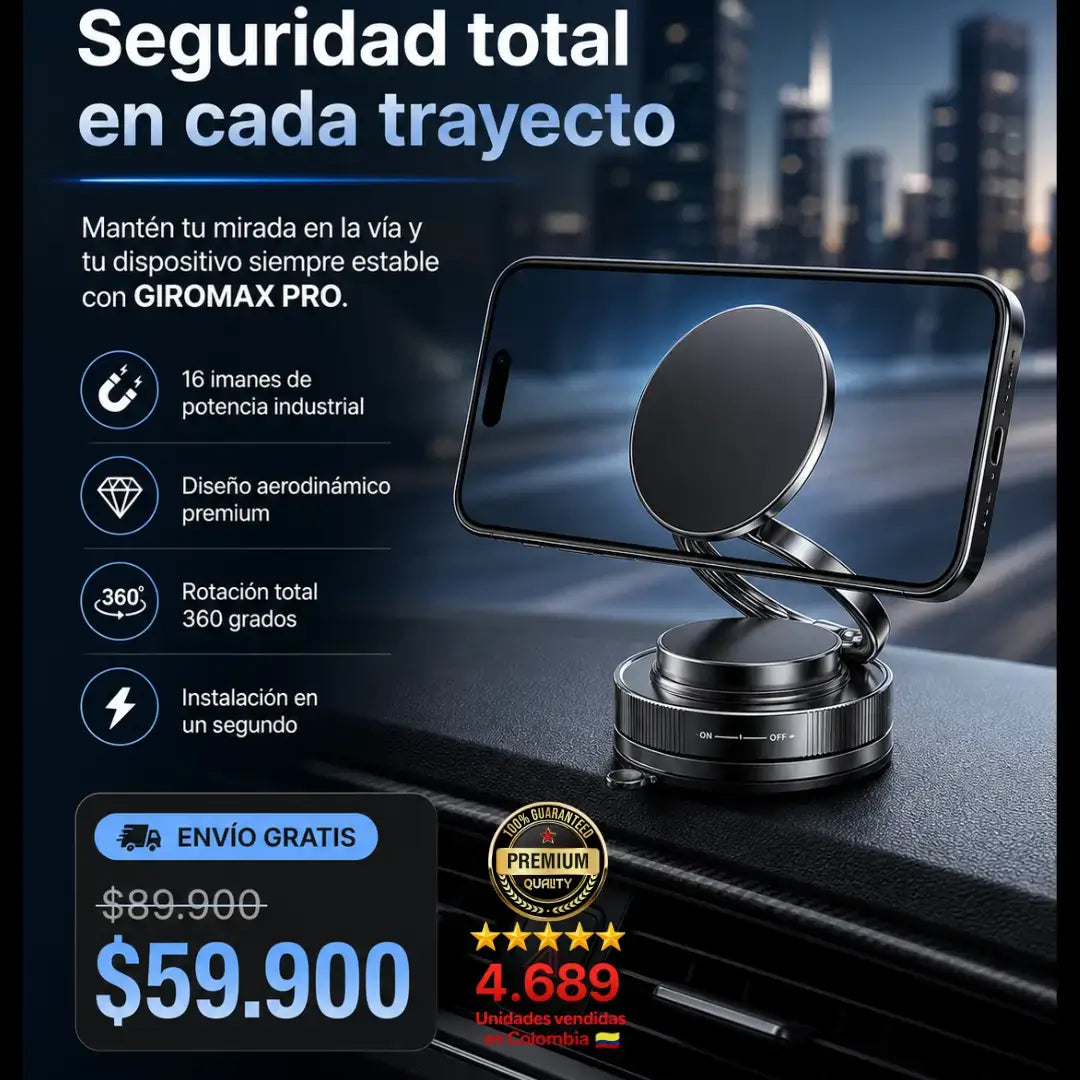 Soporte Magnético GIROMAX – PRO - 360 °